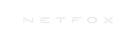 NETFOX logo header transparent